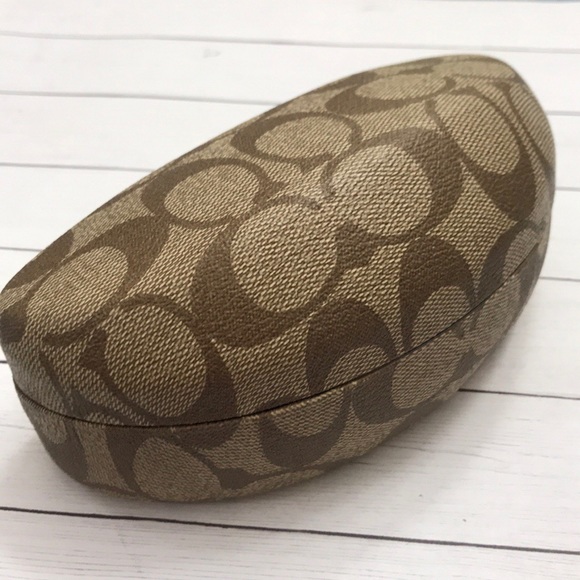 Coach Accessories - Coach monogram hard sunglasses case & cloth